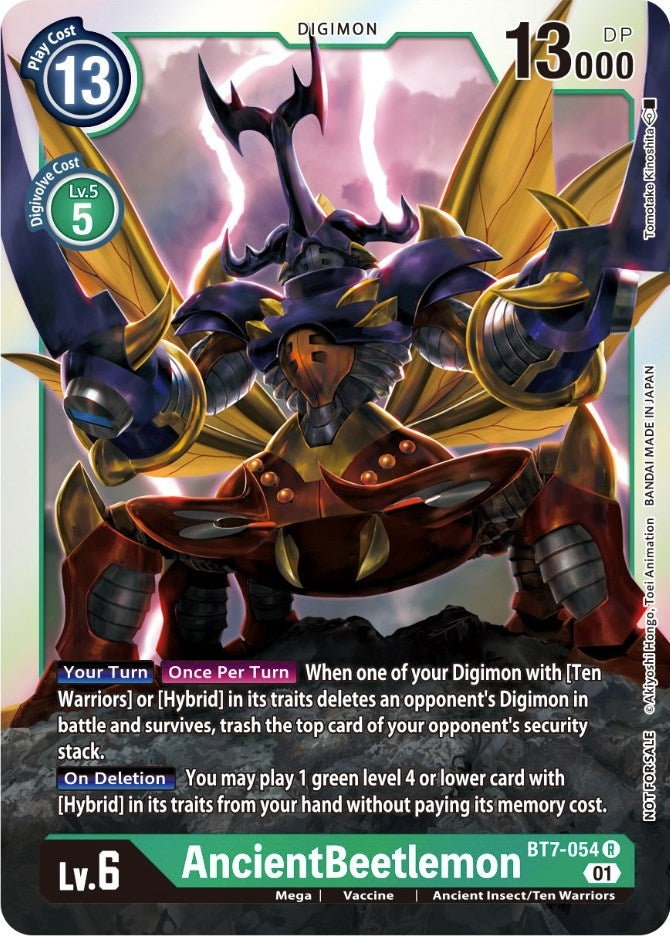Image for AncientBeetlemon (Event Pack 3) (BT7-054 R) (Next Adventure) - Digimon Card Game