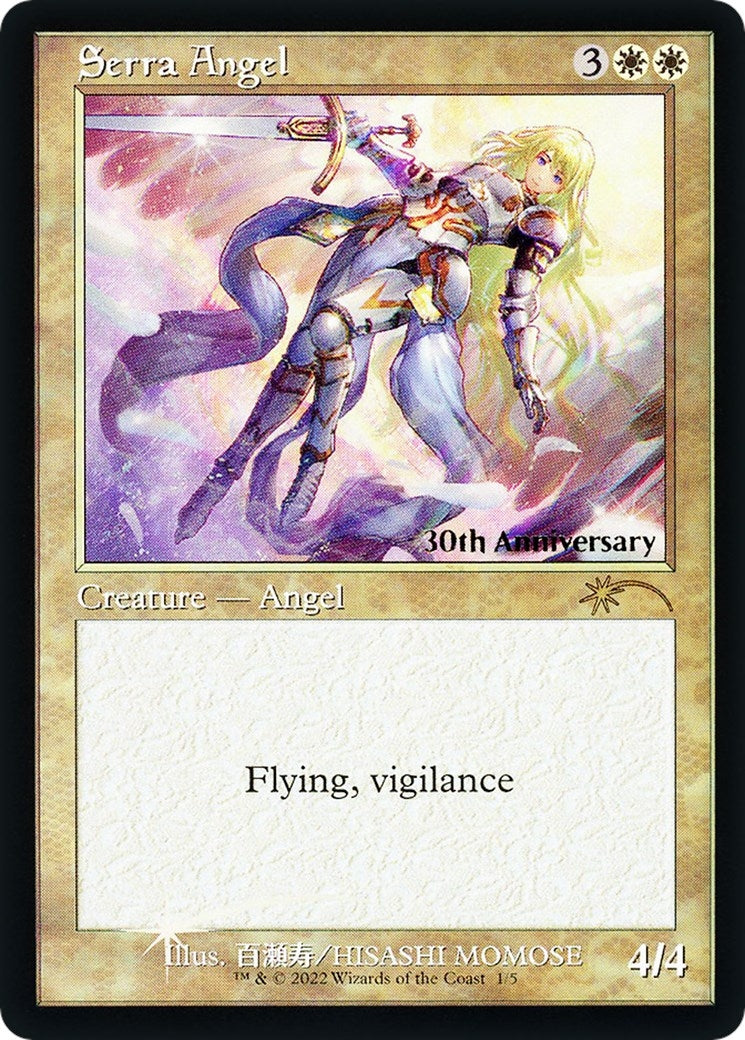 Image for Serra Angel (Retro Frame) (1) (30th Anniversary Promos) - Magic: The Gathering
