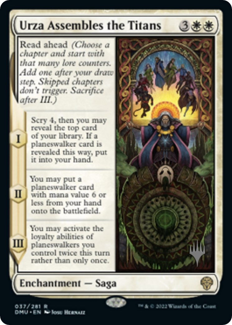 Image for Urza Assembles the Titans (37) (Promo Pack: Dominaria United) - Magic: The Gathering