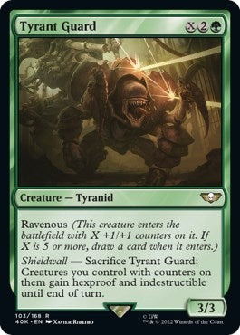 Image for Tyrant Guard (103) (Universes Beyond: Warhammer 40,000) - Magic: The Gathering