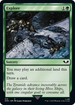 Image for Explore (Surge Foil) (213) (Universes Beyond: Warhammer 40,000) - Magic: The Gathering