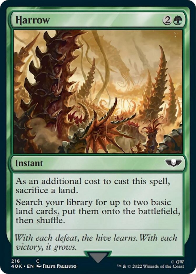 Image for Harrow (Surge Foil) (216) (Universes Beyond: Warhammer 40,000) - Magic: The Gathering