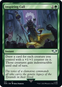 Image for Inspiring Call (217) (Universes Beyond: Warhammer 40,000) - Magic: The Gathering