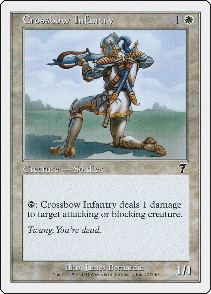 Image for Crossbow Infantry (12) (7th Edition) - Magic: The Gathering