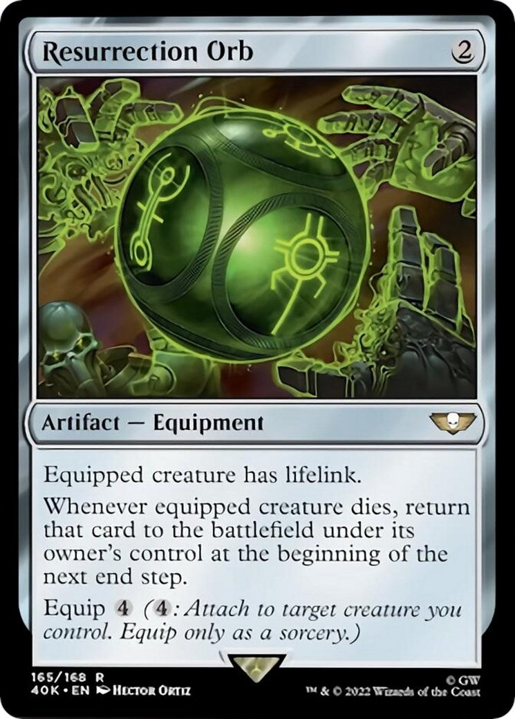 Image for Resurrection Orb (165) (Universes Beyond: Warhammer 40,000) - Magic: The Gathering