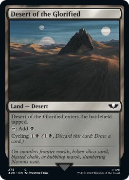 Image for Desert of the Glorified (Surge Foil) (275) (Universes Beyond: Warhammer 40,000) - Magic: The Gathering