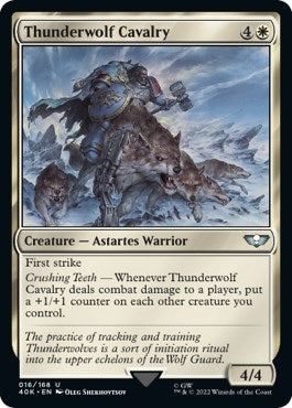 Image for Thunderwolf Cavalry (16) (Universes Beyond: Warhammer 40,000) - Magic: The Gathering