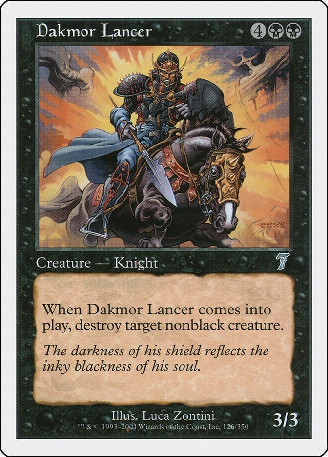 Image for Dakmor Lancer (126) (7th Edition) - Magic: The Gathering
