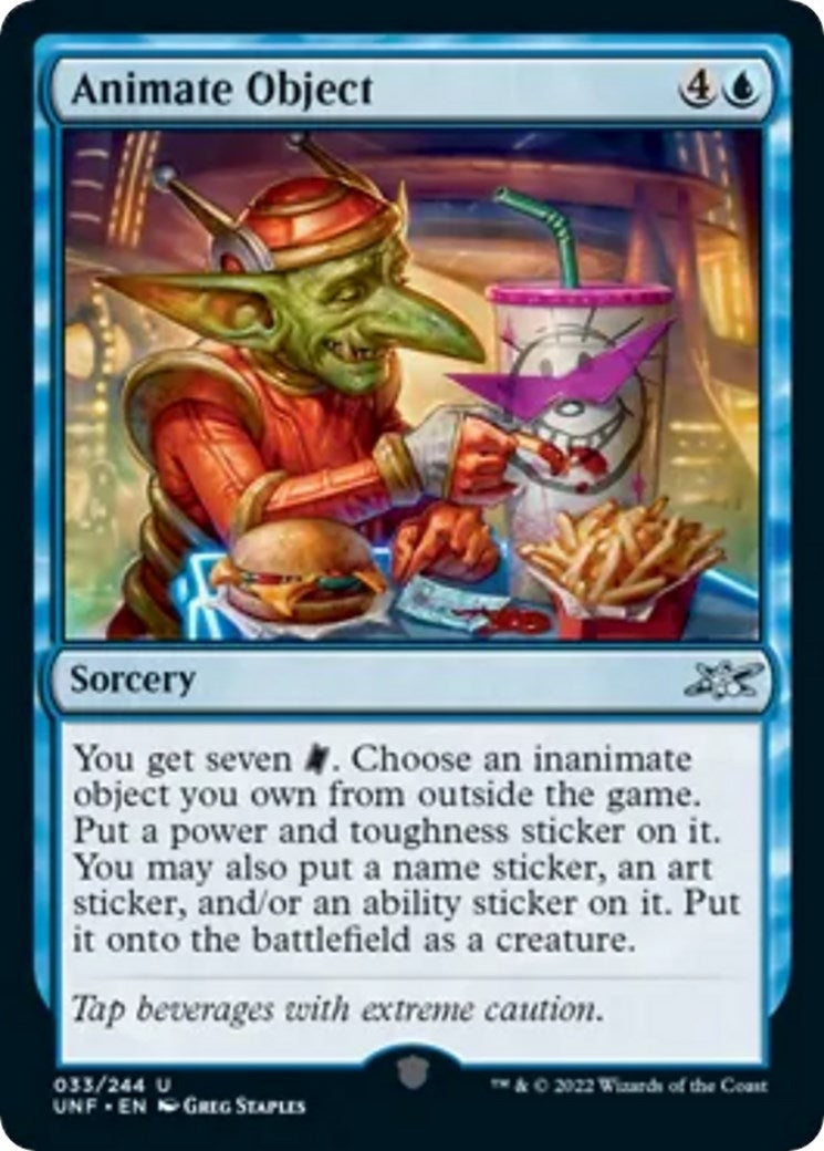 Image for Animate Object (33) (Unfinity) - Magic: The Gathering