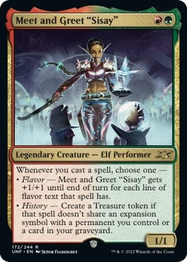 Image for Meet and Greet "Sisay" (172) (Unfinity) - Magic: The Gathering