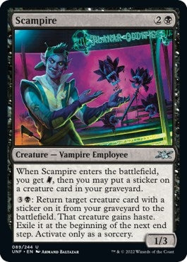 Image for Scampire (89) (Unfinity) - Magic: The Gathering