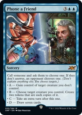 Image for Phone a Friend (55) (Unfinity) - Magic: The Gathering