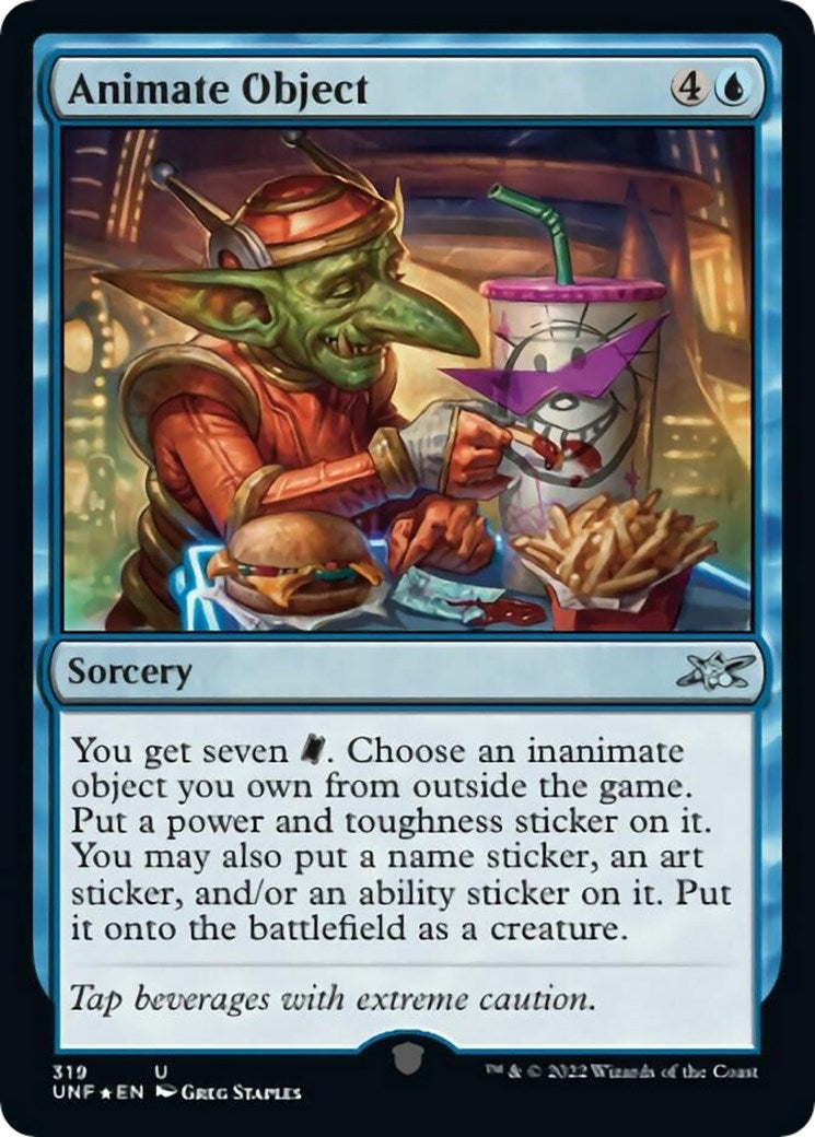 Image for Animate Object (Galaxy Foil) (319) (Unfinity) - Magic: The Gathering