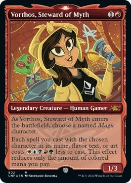 Image for Vorthos, Steward of Myth (Showcase) (Galaxy Foil) (502) (Unfinity) - Magic: The Gathering