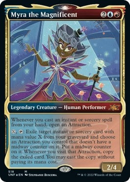 Image for Myra the Magnificent (Showcase) (Galaxy Foil) (518) (Unfinity) - Magic: The Gathering