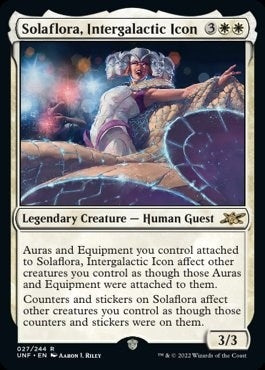 Image for Solaflora, Intergalactic Icon (27) (Unfinity) - Magic: The Gathering