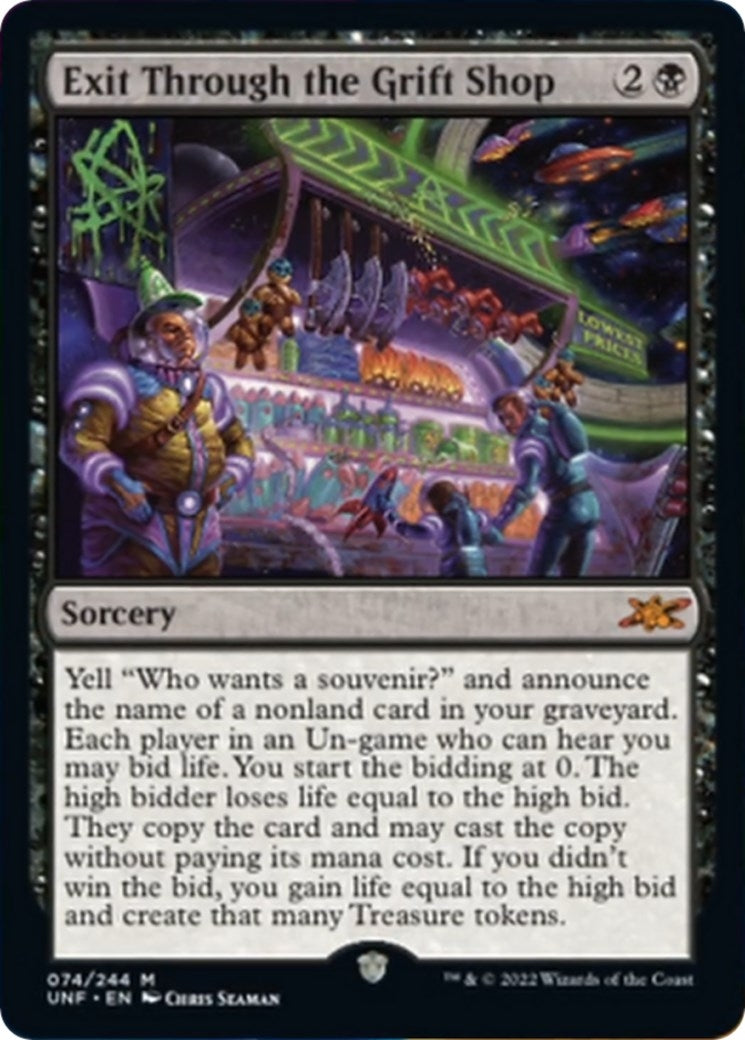 Image for Exit Through the Grift Shop (74) (Unfinity) - Magic: The Gathering