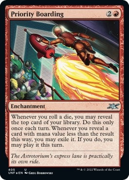 Image for Priority Boarding (Galaxy Foil) (405) (Unfinity) - Magic: The Gathering