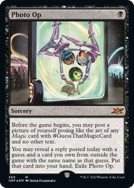 Image for Photo Op (Galaxy Foil) (369) (Unfinity) - Magic: The Gathering