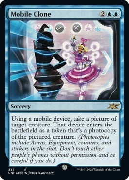 Image for Mobile Clone (Galaxy Foil) (337) (Unfinity) - Magic: The Gathering