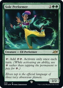 Image for Sole Performer (Galaxy Foil) (440) (Unfinity) - Magic: The Gathering