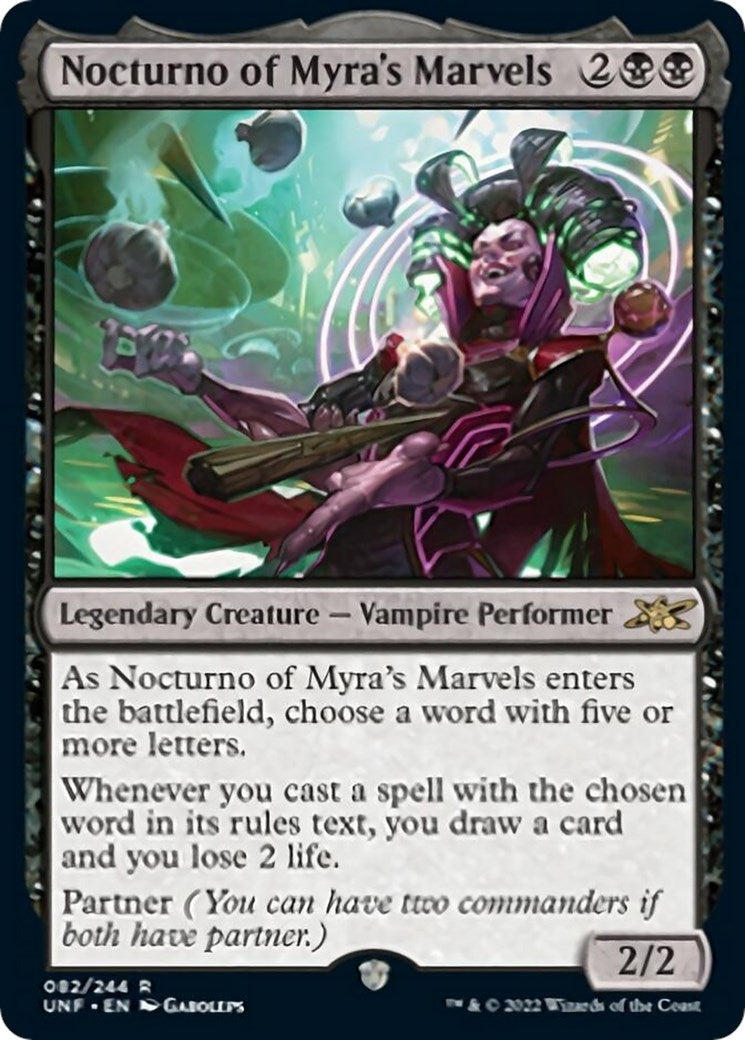 Image for Nocturno of Myra's Marvels (82) (Unfinity) - Magic: The Gathering