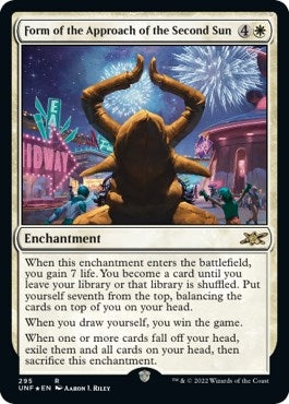 Image for Form of the Approach of the Second Sun (Galaxy Foil) (295) (Unfinity) - Magic: The Gathering