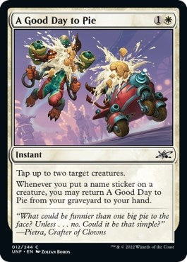 Image for A Good Day to Pie (12) (Unfinity) - Magic: The Gathering