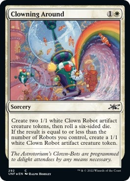 Image for Clowning Around (Galaxy Foil) (292) (Unfinity) - Magic: The Gathering