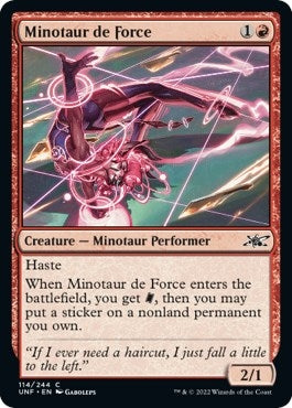 Image for Minotaur de Force (114) (Unfinity) - Magic: The Gathering
