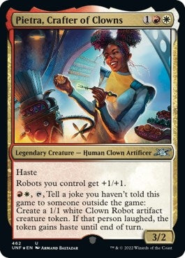 Image for Pietra, Crafter of Clowns (Galaxy Foil) (462) (Unfinity) - Magic: The Gathering