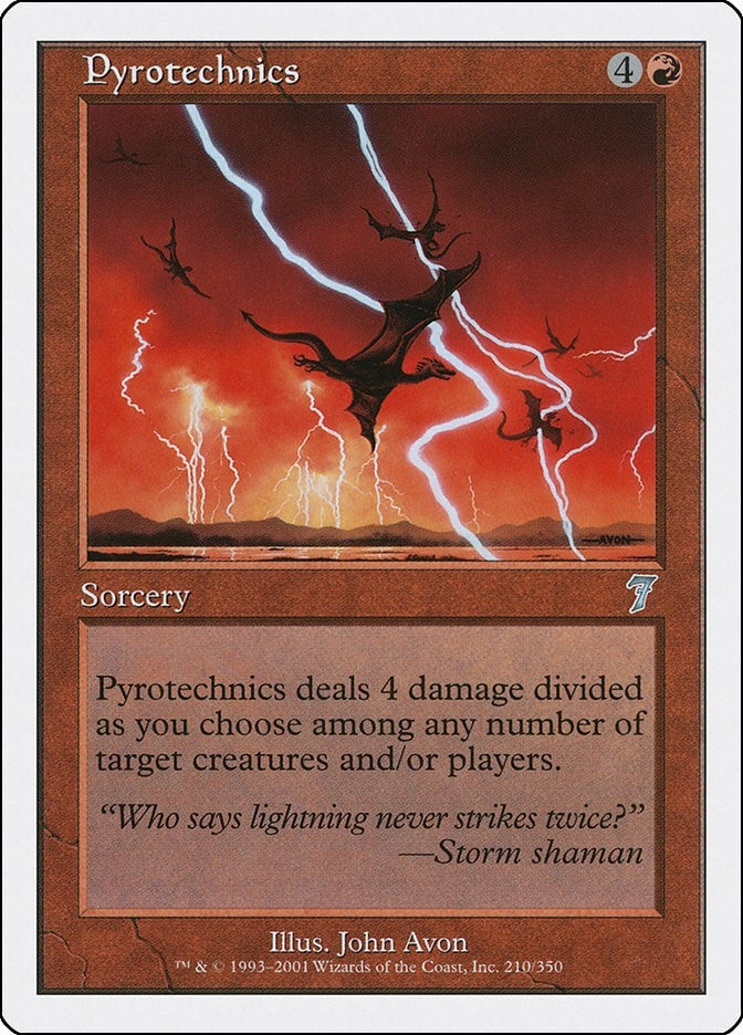 Image for Pyrotechnics (210) (7th Edition) - Magic: The Gathering