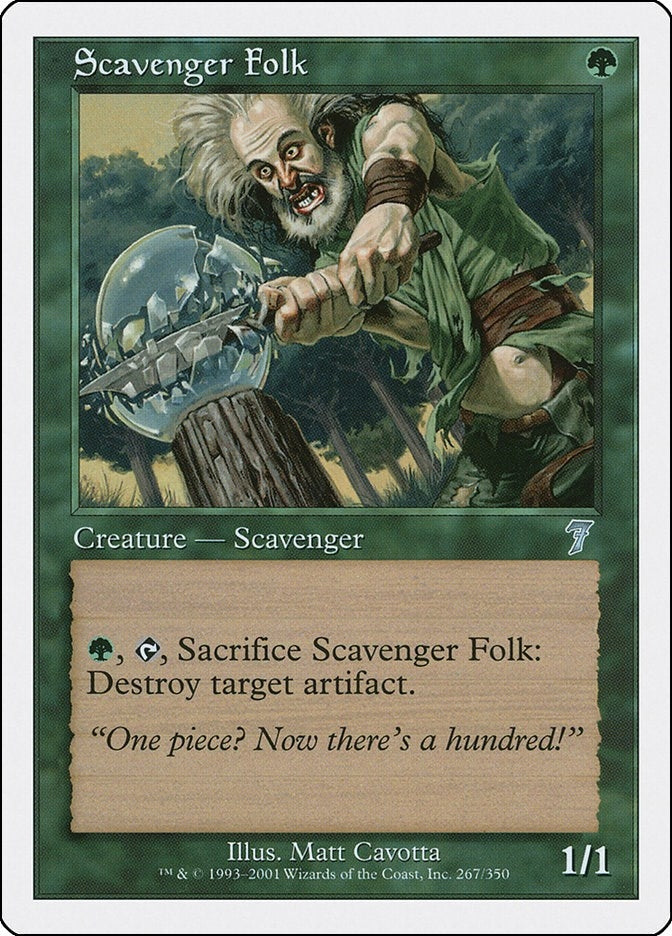 Image for Scavenger Folk (267) (7th Edition) - Magic: The Gathering