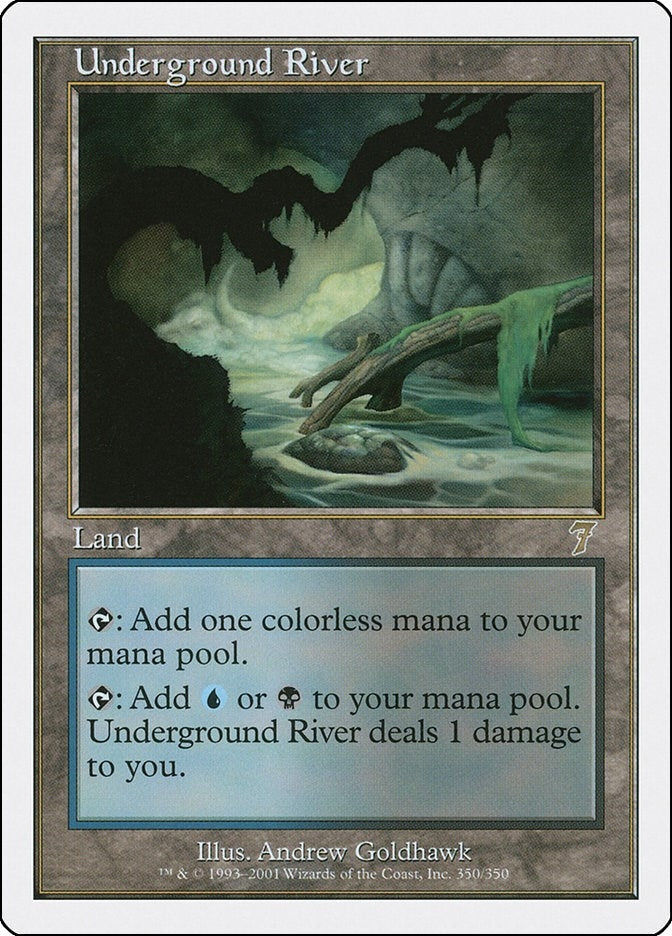 Image for Underground River (350) (7th Edition) - Magic: The Gathering