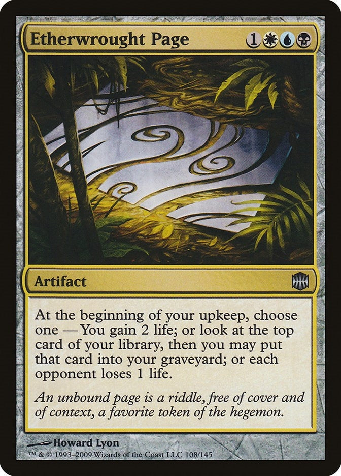 Image for Etherwrought Page (108) (Alara Reborn) - Magic: The Gathering