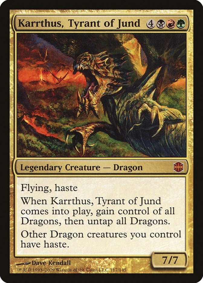 Image for Karrthus, Tyrant of Jund (117) (Alara Reborn) - Magic: The Gathering