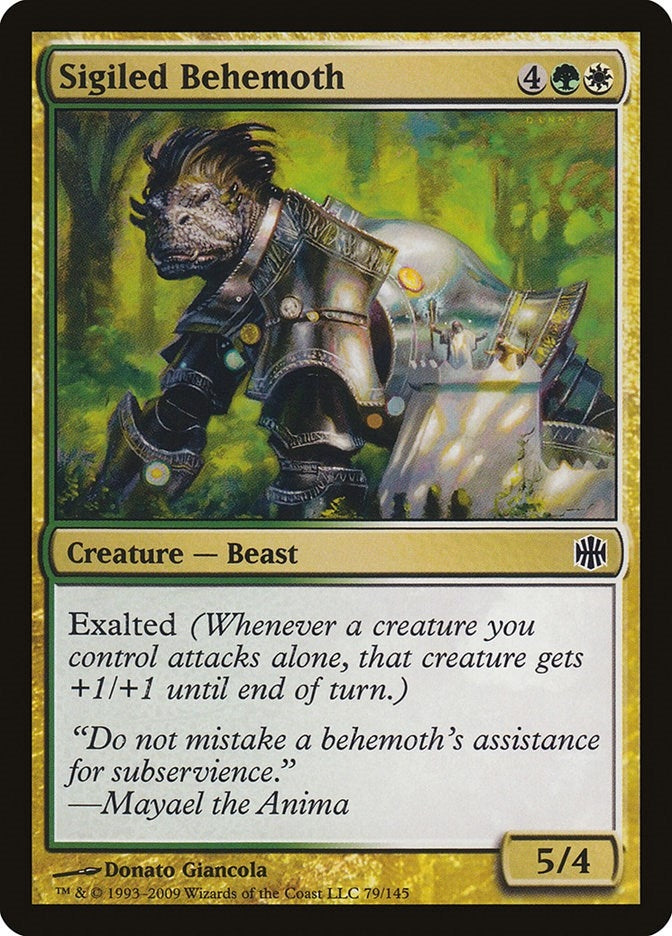 Image for Sigiled Behemoth (79) (Alara Reborn) - Magic: The Gathering