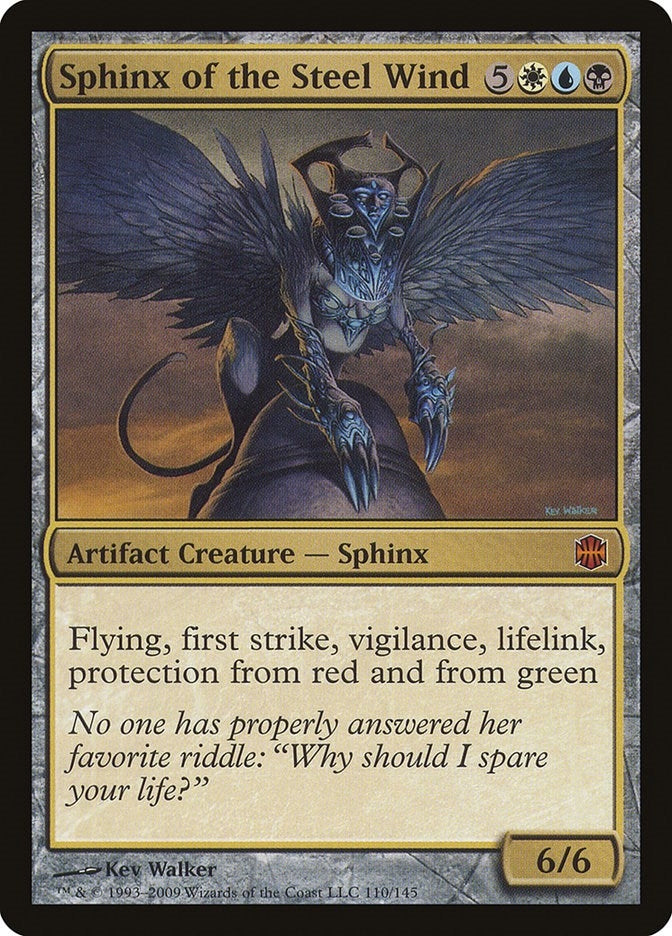 Image for Sphinx of the Steel Wind (110) (Alara Reborn) - Magic: The Gathering