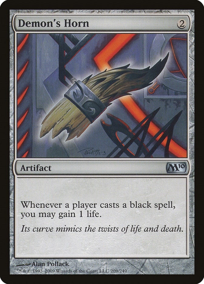 Image for Demon's Horn (209) (Magic 2010 (M10)) - Magic: The Gathering