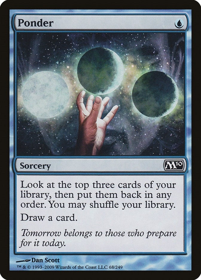 Image for Ponder (68) (Magic 2010 (M10)) - Magic: The Gathering