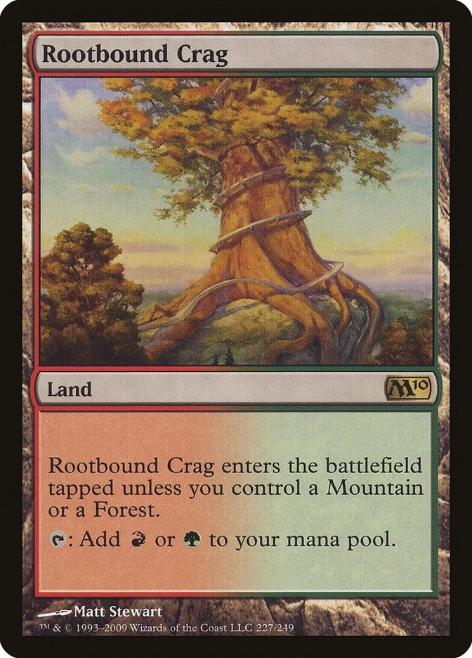 Image for Rootbound Crag (227) (Magic 2010 (M10)) - Magic: The Gathering