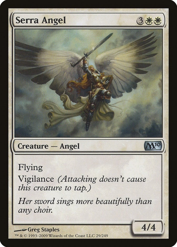 Image for Serra Angel (29) (Magic 2010 (M10)) - Magic: The Gathering