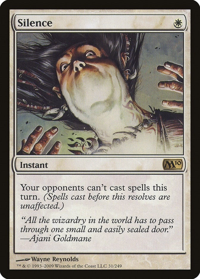 Image for Silence (31) (Magic 2010 (M10)) - Magic: The Gathering
