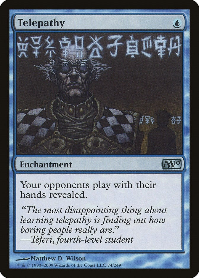 Image for Telepathy (74) (Magic 2010 (M10)) - Magic: The Gathering