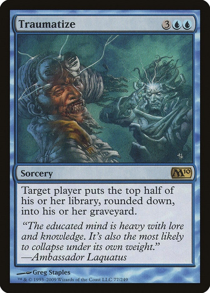 Image for Traumatize (77) (Magic 2010 (M10)) - Magic: The Gathering