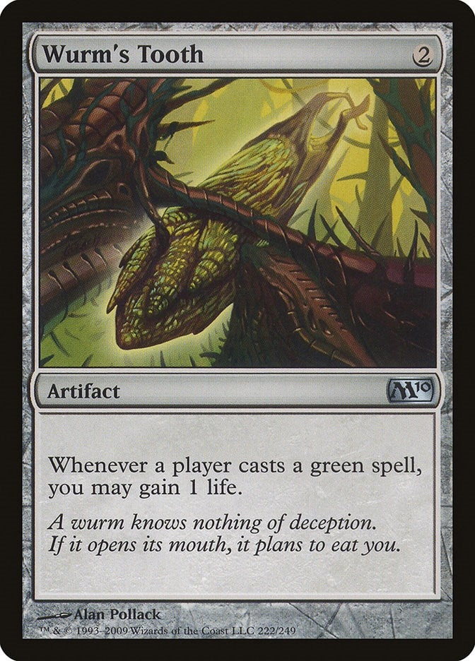 Image for Wurm's Tooth (222) (Magic 2010 (M10)) - Magic: The Gathering