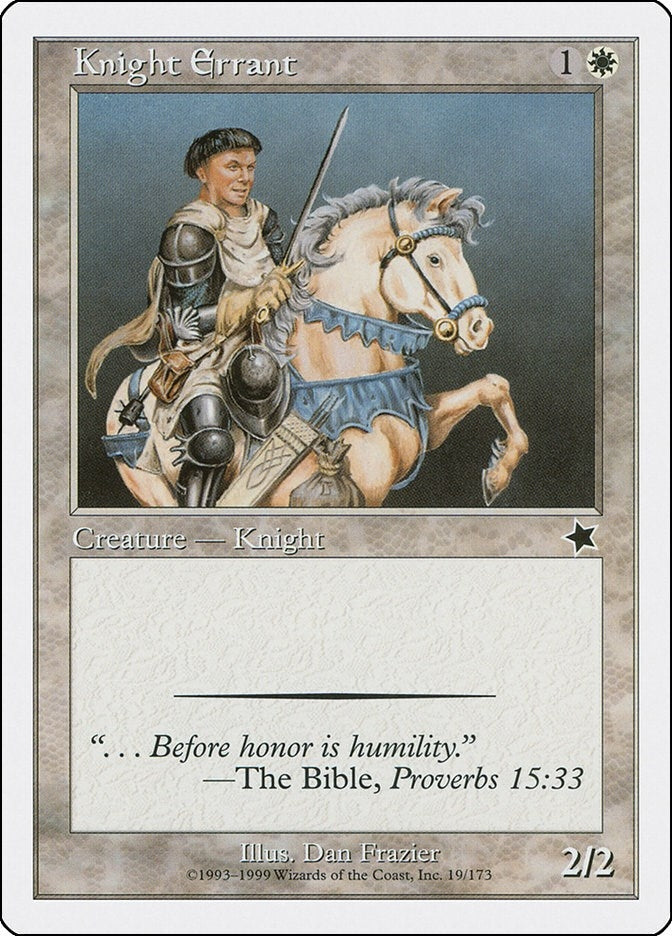 Image for Knight Errant (19) (Starter 1999) - Magic: The Gathering