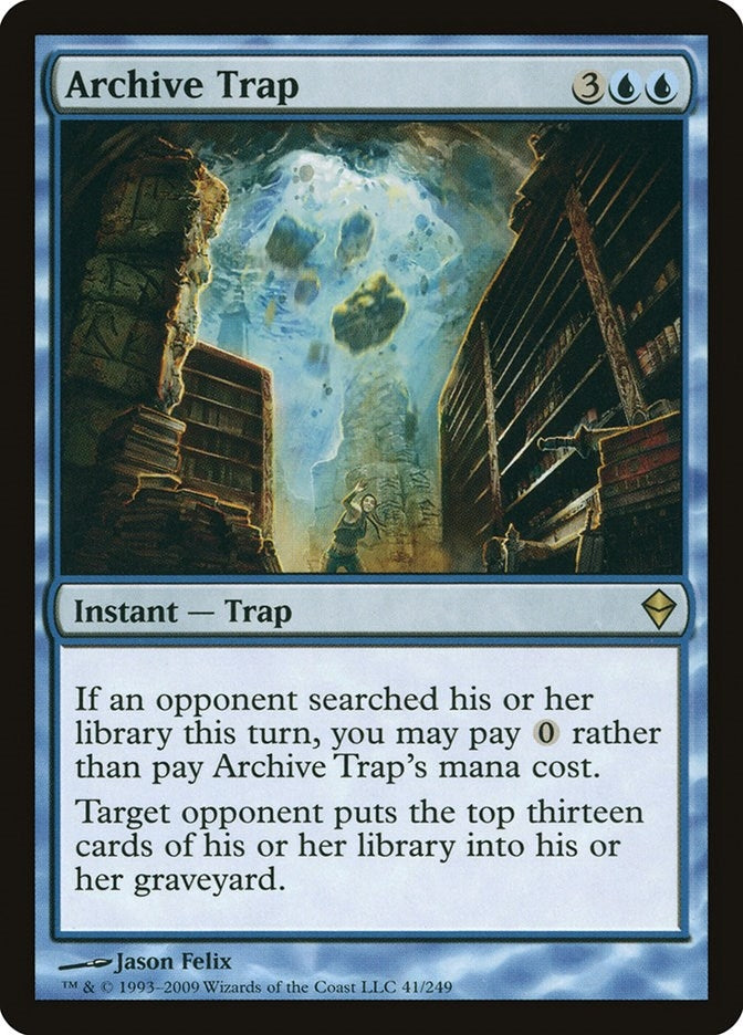 Image for Archive Trap (41) (Zendikar) - Magic: The Gathering