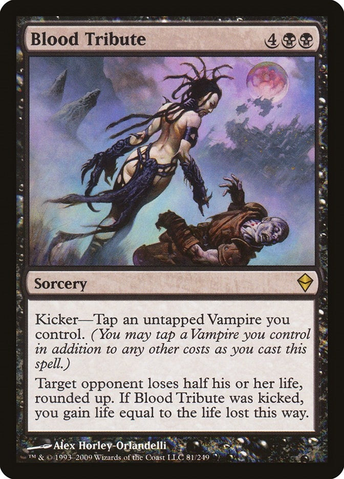 Image for Blood Tribute (81) (Zendikar) - Magic: The Gathering