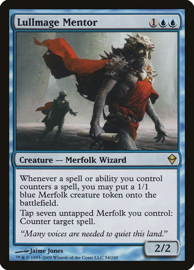 Image for Lullmage Mentor (54) (Zendikar) - Magic: The Gathering